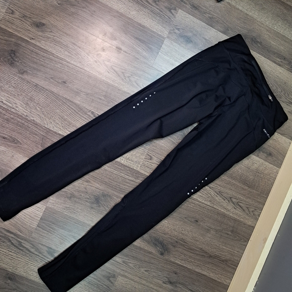 Nike Running Leggings Womens Size Small Dri-Fit Stretch Active Black - Picture 2 of 10